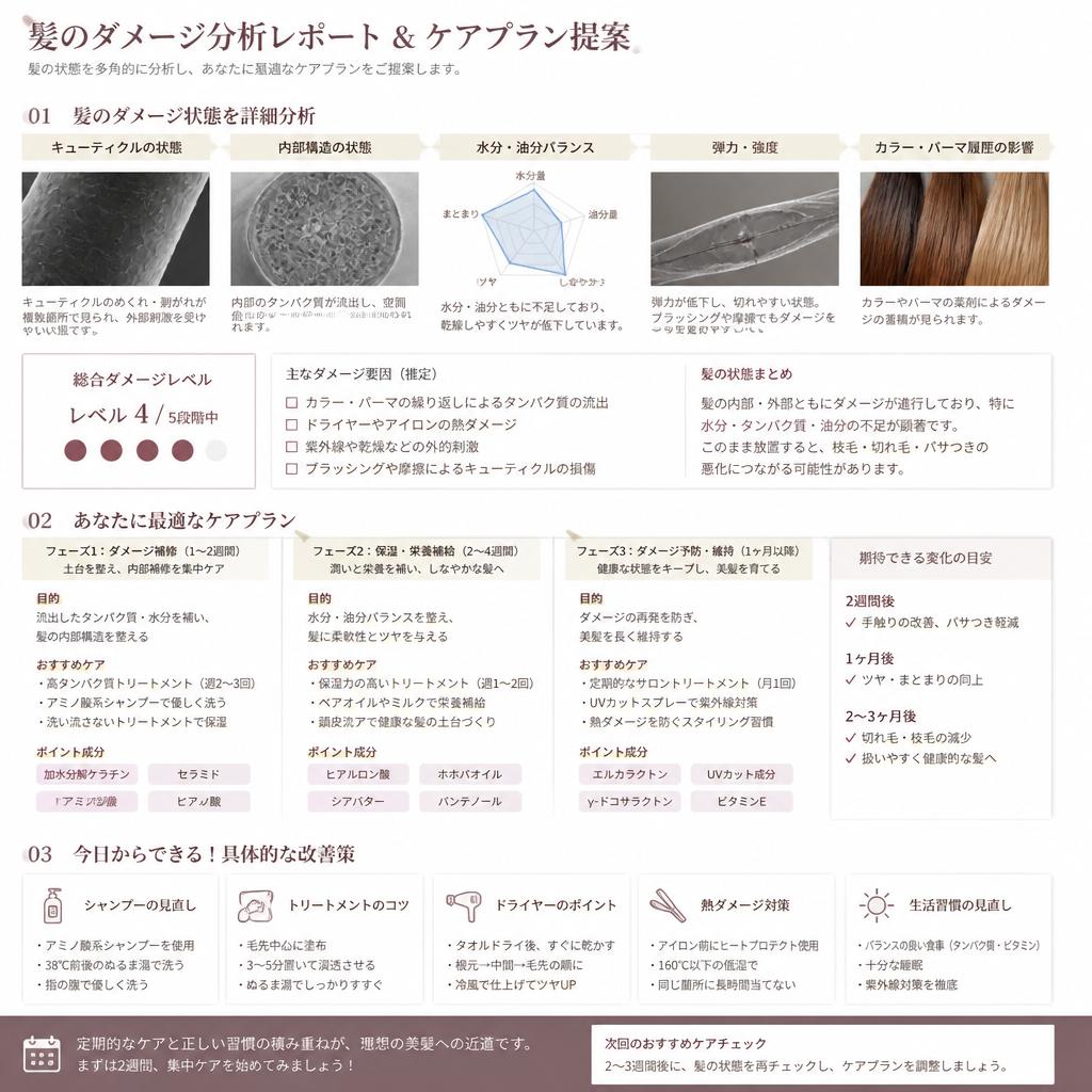 ダメージ改善のプロセス